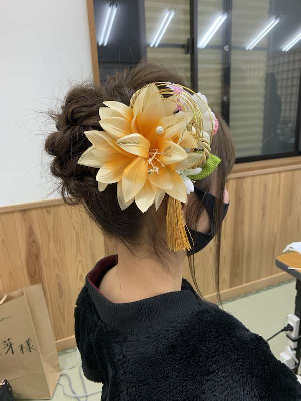 成人式当日のヘアセットを担当しました！姫路市の美容院BEREA(ベレア)はお客様のキレイを叶える美容室／ヘアサロン