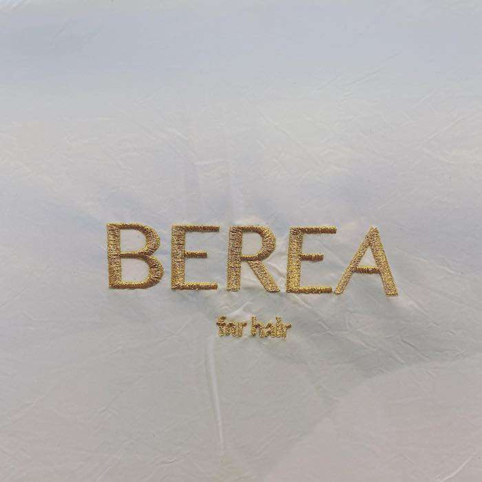 今年のカットクロスのロゴはゴールド！姫路市の美容院BEREA(ベレア)はお客様のキレイを叶える美容室／ヘアサロン